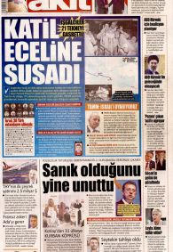 Yeni Akit Gazetesi Gazete Manşeti