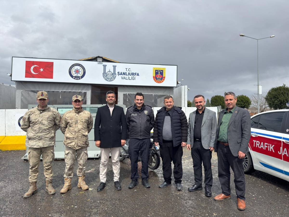 Muhtarlar, Emniyet Mensuplarının Bayramını Kutladı