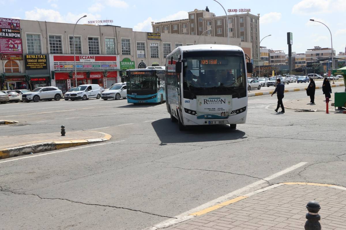 Şanlıurfa’da Bayram Boyunca Toplu Taşıma Ücretsiz