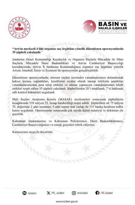 MASAK’tan Şok Rapor: 510 Milyon TL’lik Para Trafiği