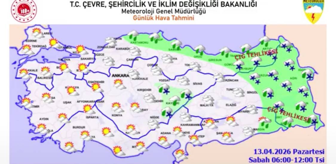 Meteoroloji’den Çifte Uyarı: Don ve Çığ Riski