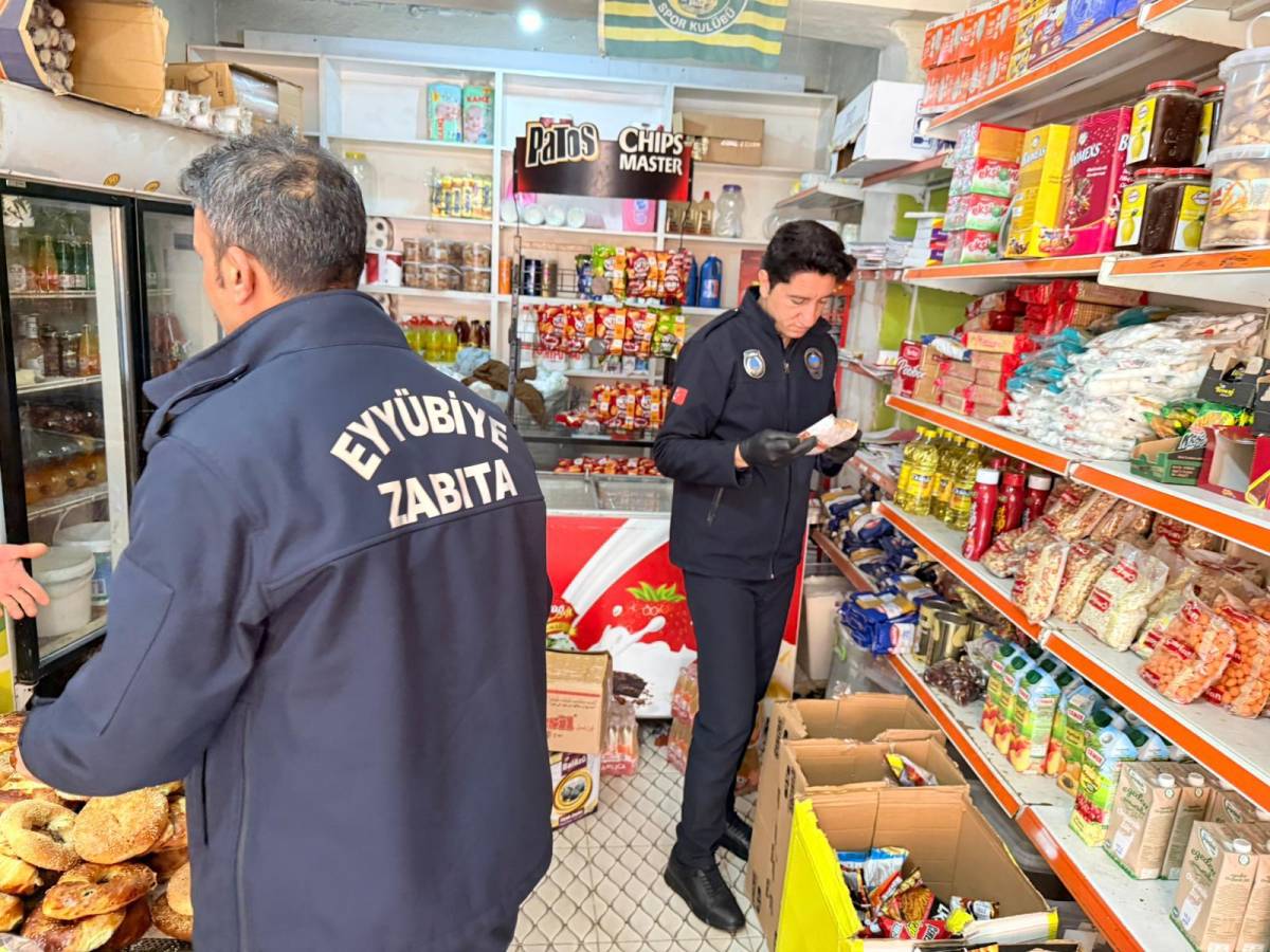 Eyyübiye’de Son Kullanma Tarihi Geçmiş Ürünler Ele Geçirildi