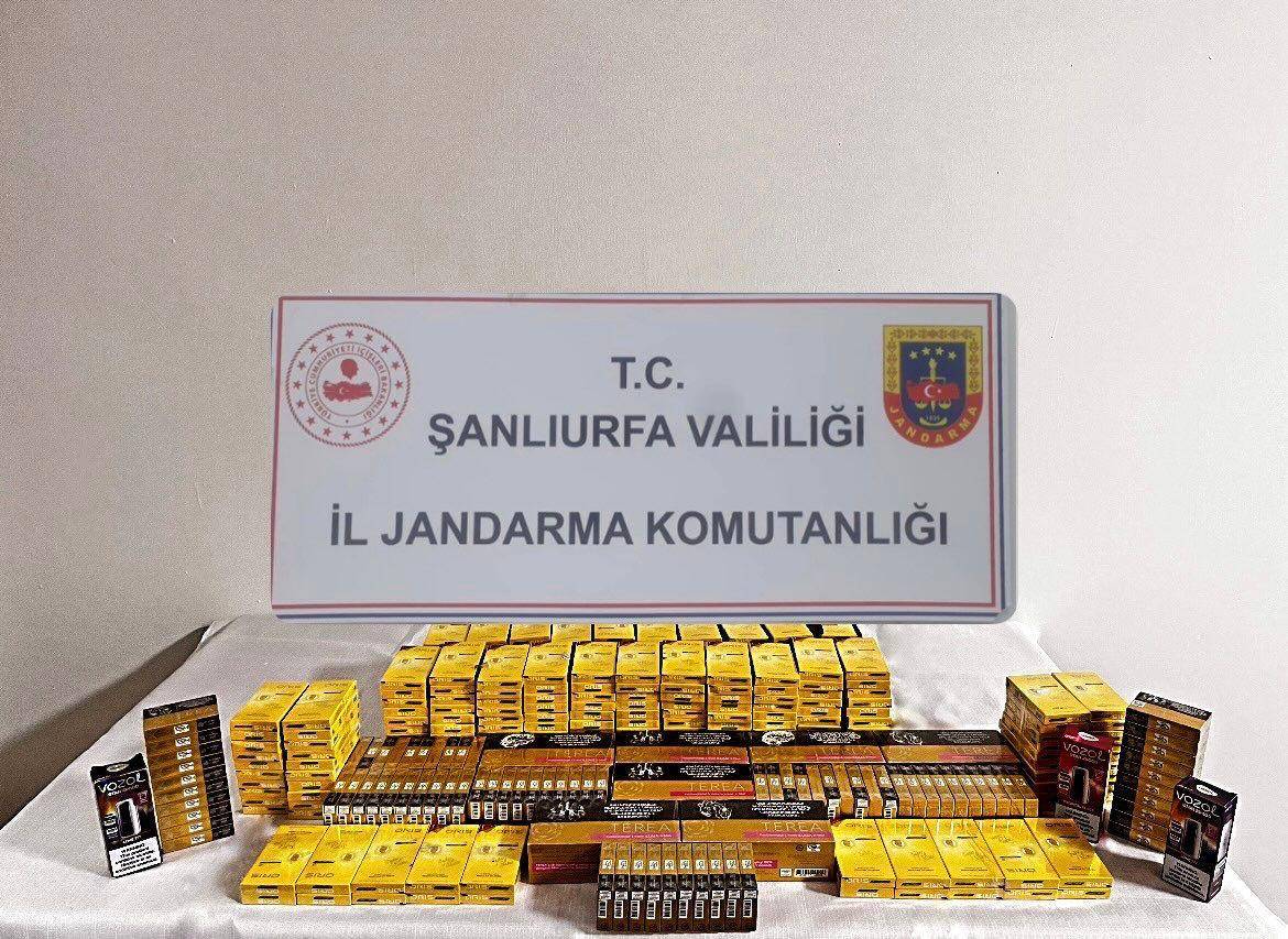 Şanlıurfa’da Kaçak Tütün Ve Alkol Operasyonu!