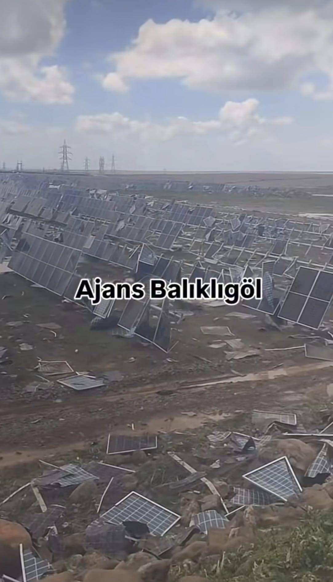 Viranşehir’de Hortum ve Fırtına Güneş Panellerini Yerle Bir Etti!