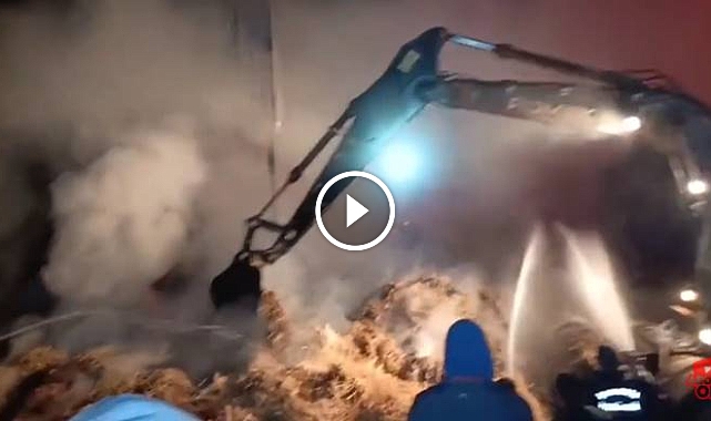 Çiftlikte Çıkan Yangın Cehennemi Aratmadı